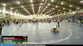 149 lbs Round 1 (4 Team) - Isaac Balden, Gold Rush Wrestling vs Taydek Swenson, Idaho 2