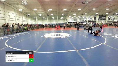 56 lbs Round Of 32 - Bryce Grant, Red Roots WC vs Carson Luke, Westerly