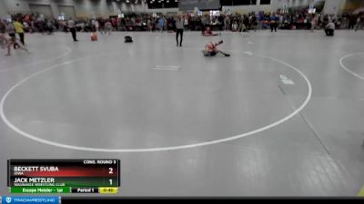 106 lbs Cons. Round 3 - Jack Metzler, Waunakee Wrestling Club vs Beckett Svuba, Iowa