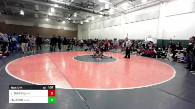 143 lbs Round Of 16 - Lyndsey Goldring, San Clemente vs Georgia Slivar, Eagle Rock