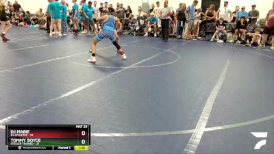 100 lbs Round 1 (8 Team) - Tommy Boyce, Steller Trained vs DJ Mabie, 84 Athletes