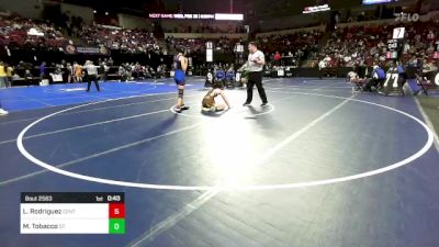 135 lbs Consi Of 16 #1 - Liliana Rodriguez, Central Union vs Maggie Tobacco, St. Francis