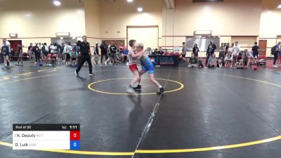 38 kg Rnd Of 32 - Kooper Deputy, M2 Training Center vs Dylan Luik, Legend Wrestling