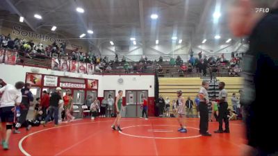 74 lbs Cons. Semi - Maddon Gonzalez, New Castle Youth Wrestling vs Blake Kapitan, Contenders Wrestling Academy