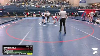 285 lbs Semifinal - Drake Madole, Allen vs Alex Fisher, Conroe Woodlands College Park