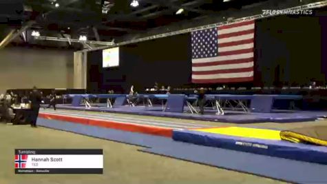 Hannah Scott - Tumbling, TEG - 2021 USA Gymnastics Championships
