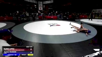 92 lbs Round 2 - Elena Lopez, Titan Mercury Wrestling Club (TMWC) vs Olivia Munson, LAWC