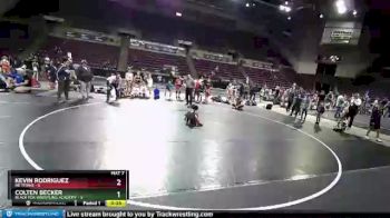 53 lbs Round 1 (10 Team) - Colten Becker, Black Fox Wrestling Academy vs Kevin Rodriguez, NE Titans