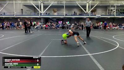 88 lbs Round 7 (10 Team) - Hunter Herz, Headhunters vs Brady Watson, Kraken