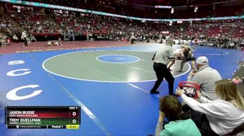 D3-157 lbs Cons. Semi - Jaxon Busse, Iowa-Grant/Highland vs Troy Duellman, Cornell/Gilman/Lk. Holc.