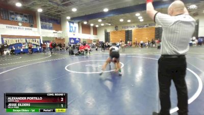 113 lbs Cons. Round 1 - Jesse Eilders, Villa Park vs Alexander Portillo, Santa Ana