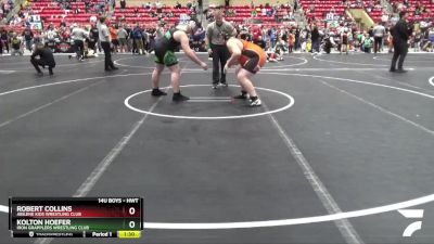 Semifinal - Kolton Hoefer, Iron Grapplers Wrestling Club vs Robert Collins, Abilene Kids Wrestling Club