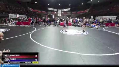 110 lbs Round 1 (8 Team) - Helo Blackwell, SJWA vs Cash Clark, SAWA