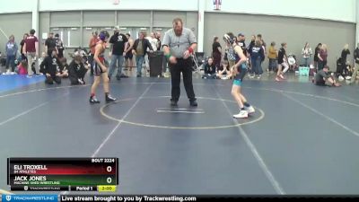 77 lbs Cons. Round 1 - Eli Troxell, 84 Athletes vs Jack Jones, Machine Shed Wrestling