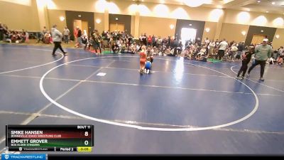 45 lbs Cons. Round 1 - Smike Hansen, Bonneville Idaho Wrestling Club vs Emmett Grover, Box Elder Stingers