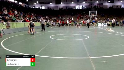 182 lbs Semifinal - Luke Penola, Zionsville vs Brayden Tincher, Eastern Hancock