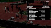 Men's 100m, Prelims 1