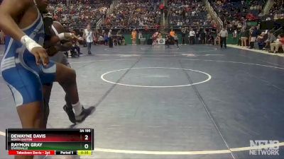 3A 195 lbs Cons. Round 1 - Dewayne Davis, North Gaston vs Raymon Gray, Statesville