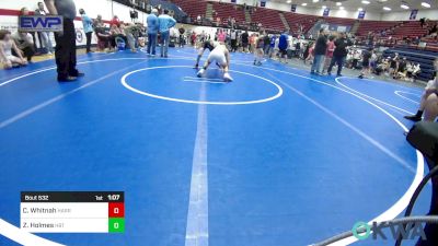 88-92 lbs Semifinal - Cam Whitnah, Harrah Little League Wrestling vs Zayde Holmes, HBT Grapplers