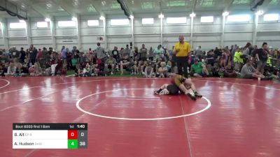 95 lbs Round 1 - Benton Alt, EP Rattlers vs Ayden Hudson, Ohio Gold 24K