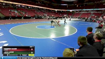 D3-285 lbs Champ. Round 1 - Warren Sauer, Lomira vs Jack Lazar, Ladysmith