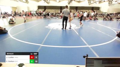 85 lbs Rr Rnd 9 - Jonas Lusker, Toms River Wrestling Club vs Cael Dutton, Centurion