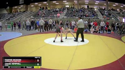 113 lbs Cons. Semi - Chase Hemphill, COWA vs Thayne Dickson, Warriors Of Christ WOC