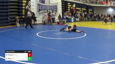 108 lbs Round Of 64 - Michael Ruane, Franklin Regional vs Dominic Way, Parkersburg