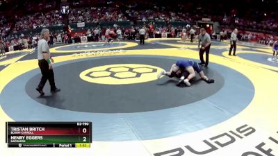 D2-190 lbs Quarterfinal - Tristan Britch, Bloom-Carroll vs Henry Eggers, Napoleon