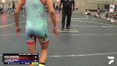 117/125 Round 2 - Alex Hammond, Grand Rapids Grapplers vs Cayden Neisen, Funky Singlets