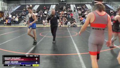 16U-6 lbs Round 3 - McCoy McIlravy, Waverly Area Wrestling Club vs Aiden Graner, Guerrilla Wrestling Club