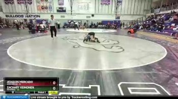 132 lbs Quarters - Zachary Keinonen, Newberg vs Joaquin Mercado, Southridge