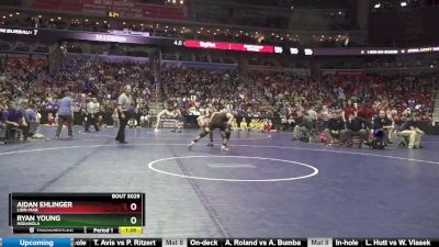 3A-126 lbs Champ. Round 1 - Aidan Ehlinger, Linn-Mar vs Ryan Young, Indianola