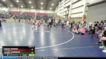 110 lbs Round 5 (6 Team) - Hayley Worden, Gold Rush vs Saydee Lussenhop, Colorado