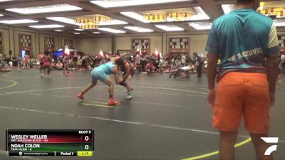 170 lbs Semis & 1st Wrestleback (8 Team) - Wesley Weller, Mat Assassins Black vs Noah Colon, Team Alien