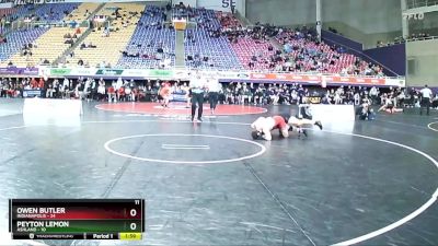 184 lbs Semis (4 Team) - Peyton Lemon, Ashland vs Owen Butler, Indianapolis