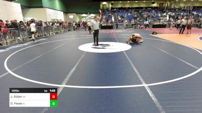 132 lbs Round Of 256 - John Alden, NE vs Damarcus Powe, AL