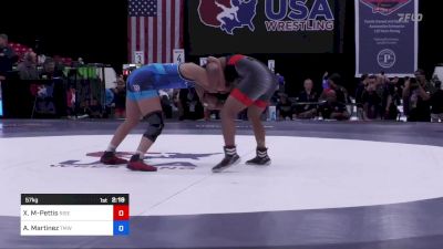 57 kg Semis - Xochitl Mota-Pettis, Rise RTC vs Amanda Martinez, Titan Mercury Wrestling Club