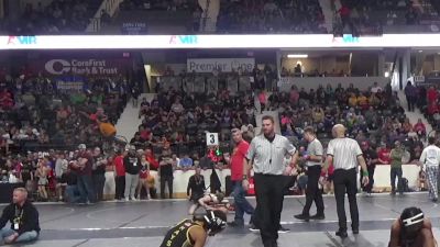 100 lbs Champ. Round 1 - Dynasty Connally, Hays vs Brooklynn Smith, Iron Grapplers