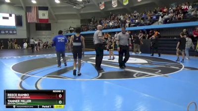 JV-3 lbs Round 3 - Tanner Miller, Benton Community vs Reece Rambo, Center Point-Urbana