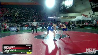 5A 126 lbs Cons. Round 1 - Boston Spear, Coeur D Alene vs Paul Valentine, Timberline