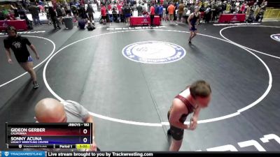 182 lbs Cons. Round 7 - Gideon Gerber, California vs Sonny Acuna, Legacy Wrestling Center