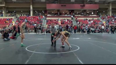 125 lbs Cons. Round 4 - Riley Dilka, Greater Heights Wrestling vs Cael Casteel, Abilene Kids Wrestling