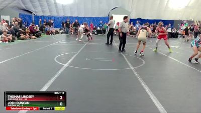 130 lbs Round 4 (8 Team) - Thomas Lindsey, Ohio Gold 24k vs Josh Duncan, Phoenix WC