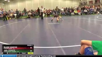 110 lbs Round 3 (6 Team) - Blaine Vandyke, Montana White vs Axel Schultz, South Dakota Thunder