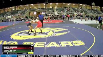 162 lbs Round 2 (4 Team) - Isaack Valdez, South Medford vs Justin Roberts, McMinnville
