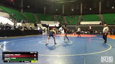 132 lbs Semifinal - Grant Long, Moody Hs vs JAMICHAEL Finley, Lincoln