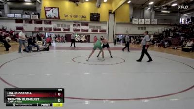 190 lbs 1st Place Match - Trenton Blomquist, Yuma Catholic vs Hollis Corbell, Morenci