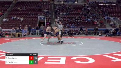 220 lbs Quarterfinal - Gaige Garcia, Southern Columbia Area Hs vs Nathan Taylor, Brookville Area Hs