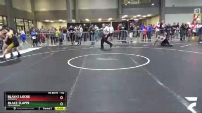 132 lbs Cons. Round 1 - Blake Slavin, Trailhands vs Blayke Locke, Augusta